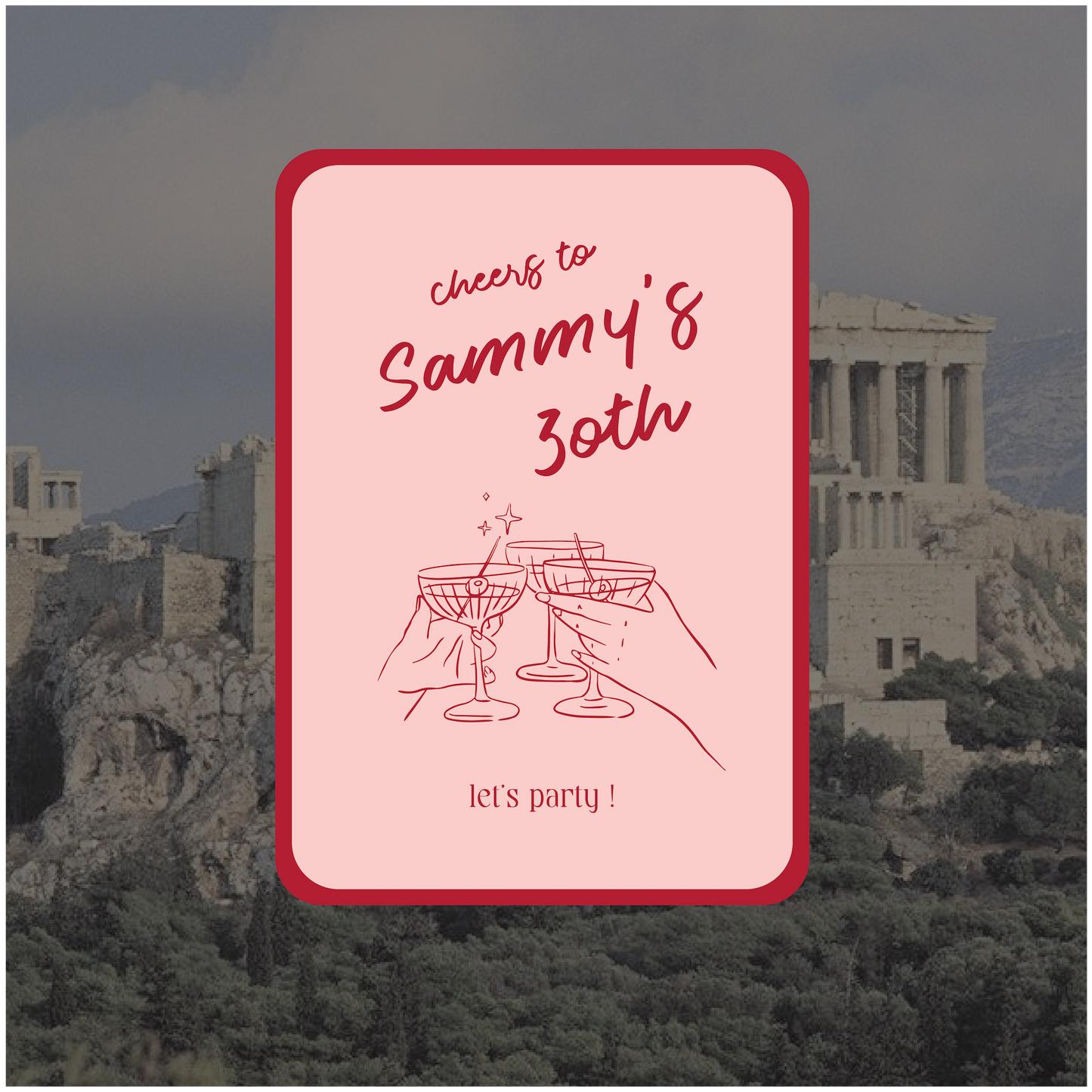Acropolis Event Welcome Sign