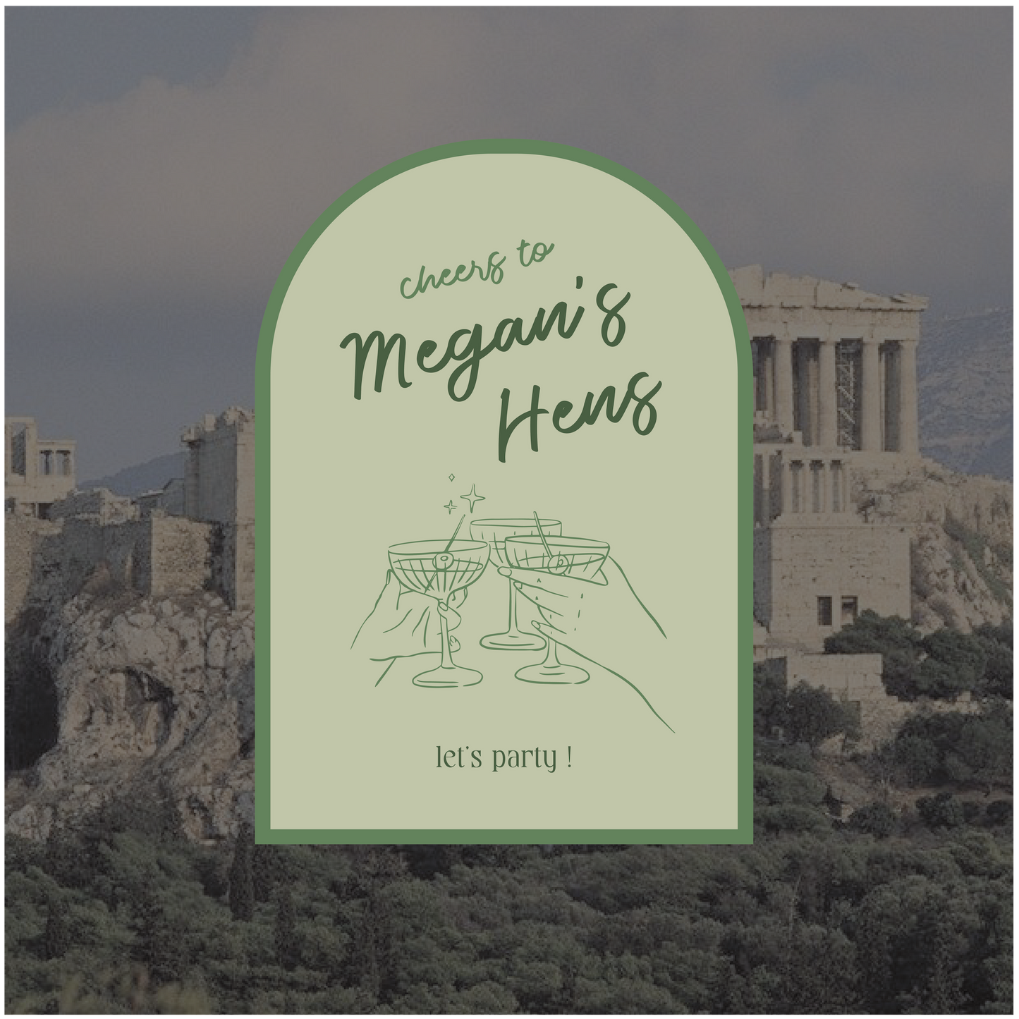 Acropolis Event Welcome Sign