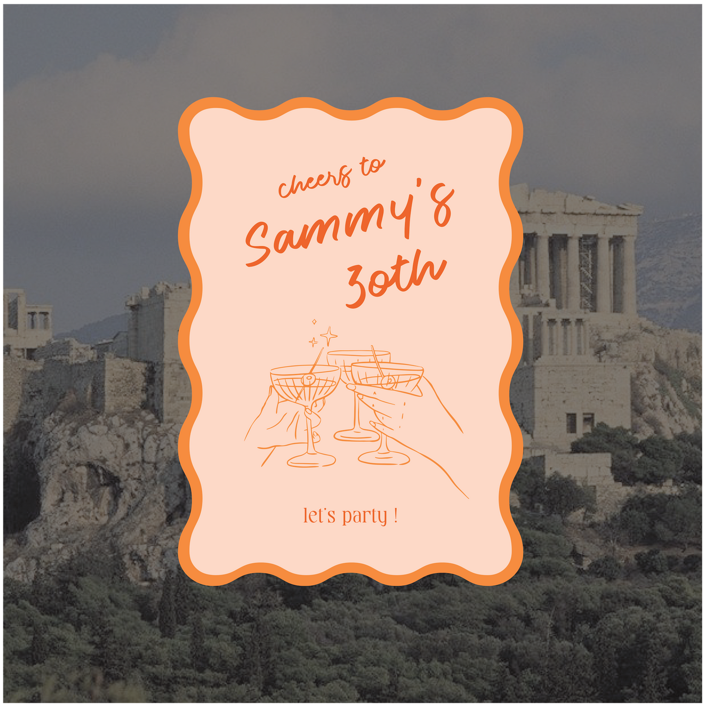 Acropolis Event Welcome Sign