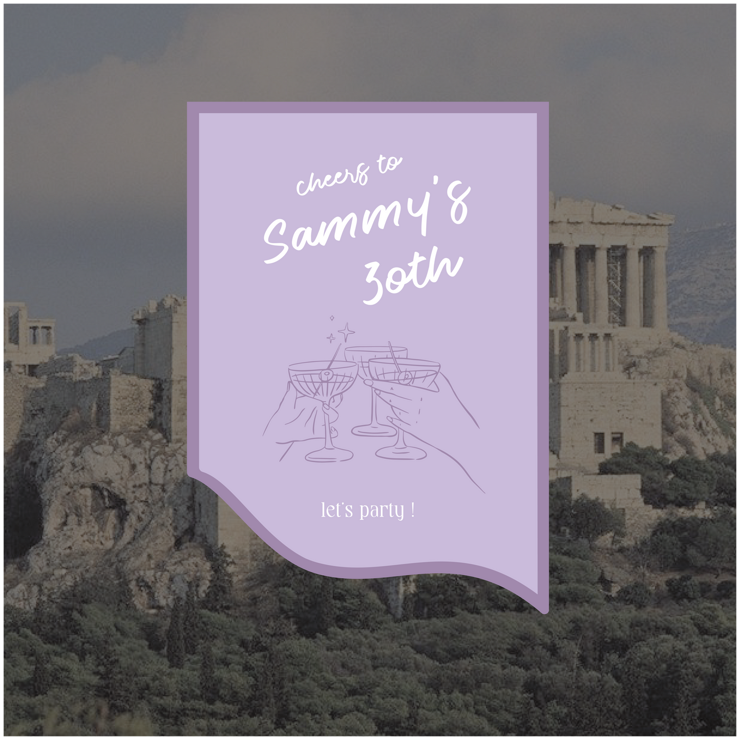 Acropolis Event Welcome Sign
