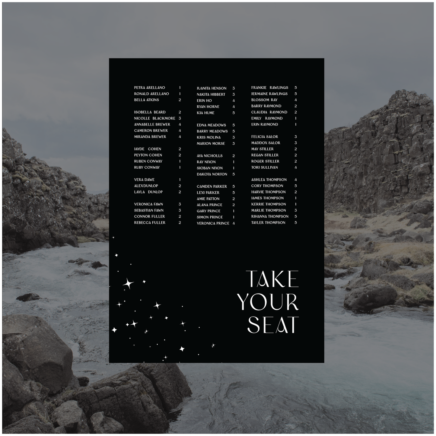 Akranes Seating Chart