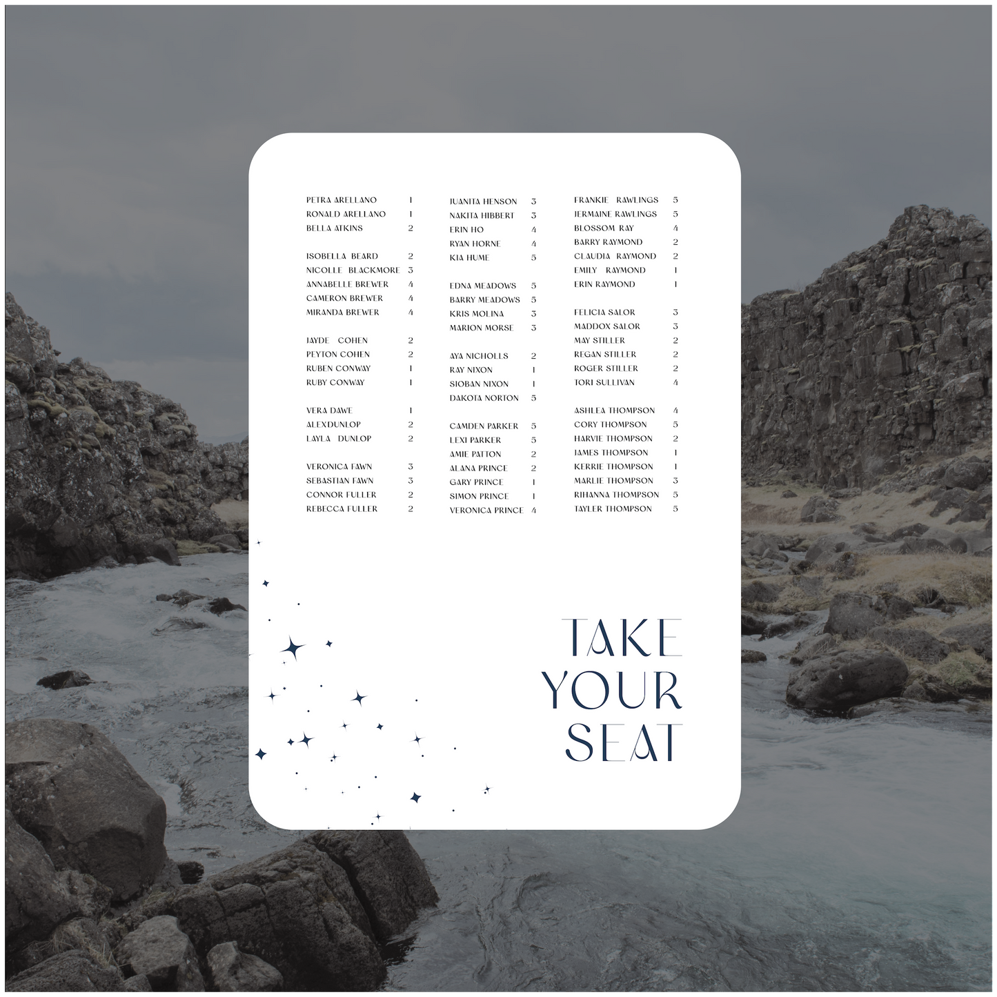 Akranes Seating Chart