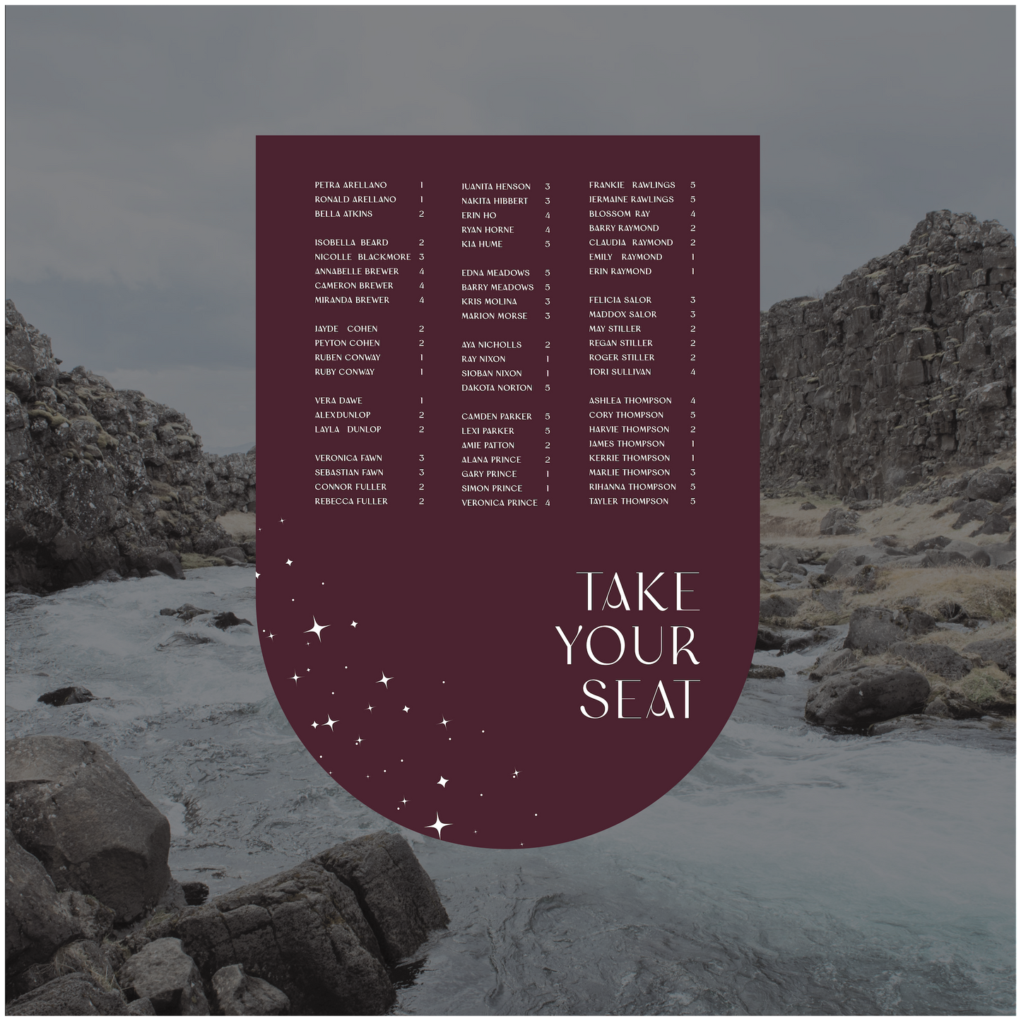Akranes Seating Chart