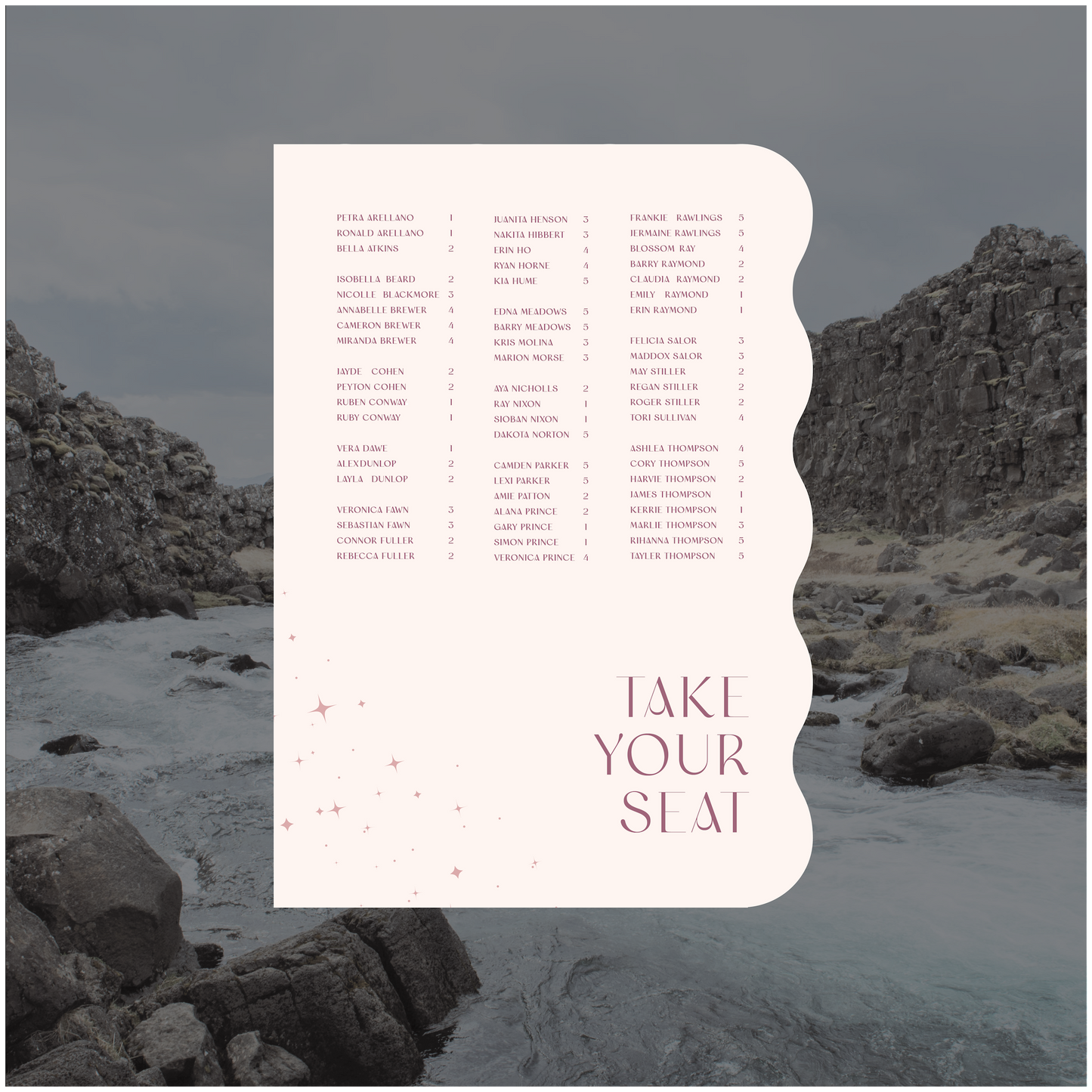 Akranes Seating Chart