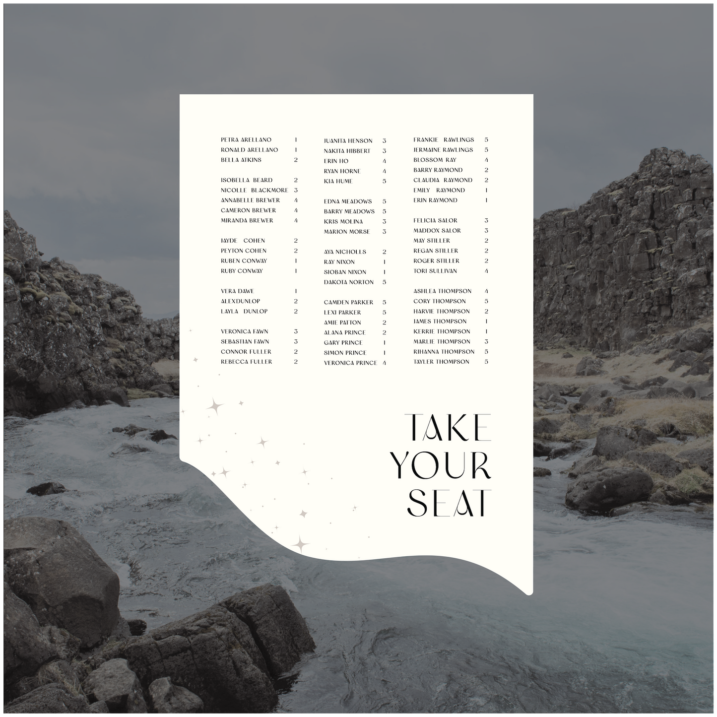 Akranes Seating Chart