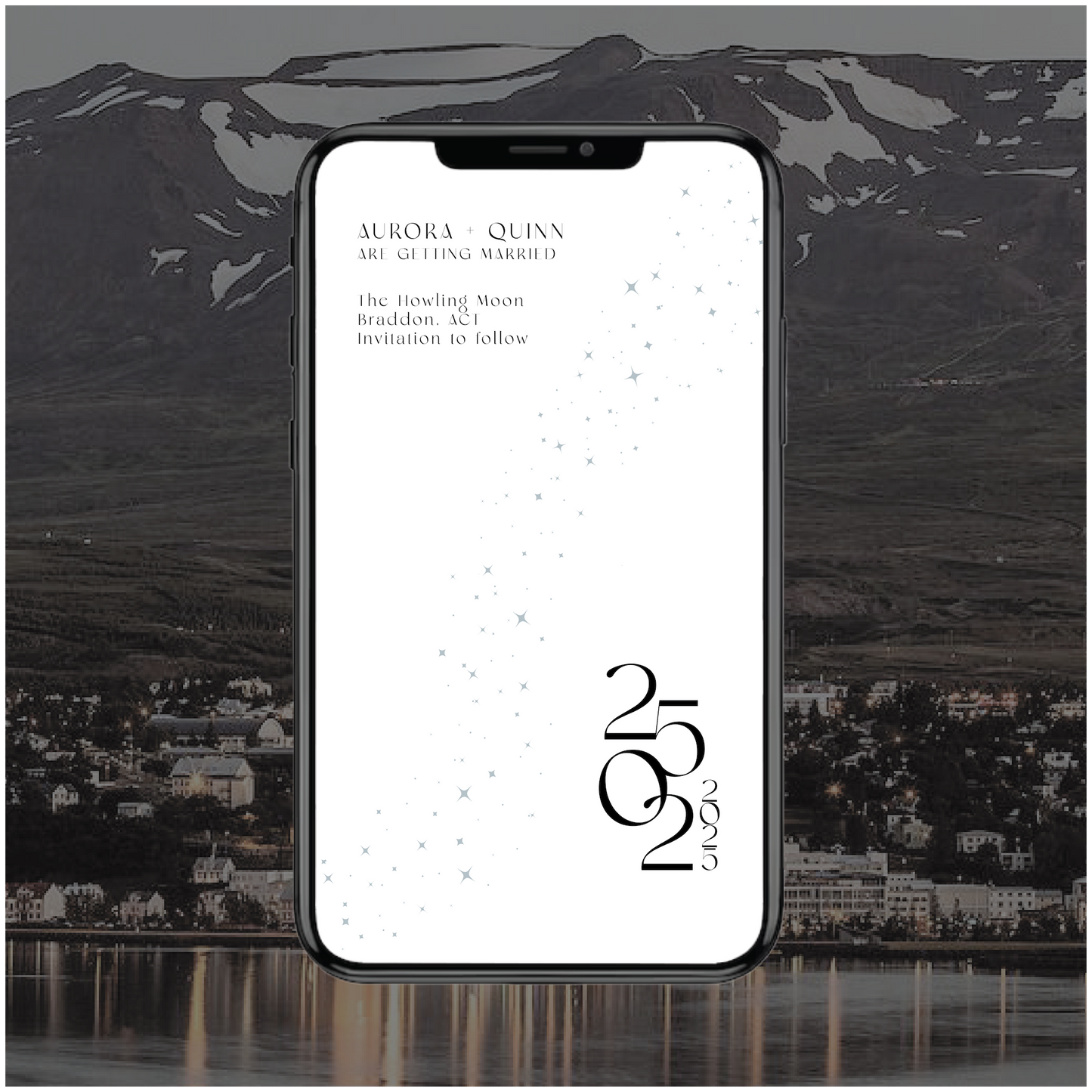 Akureyri Digital File Save The Date