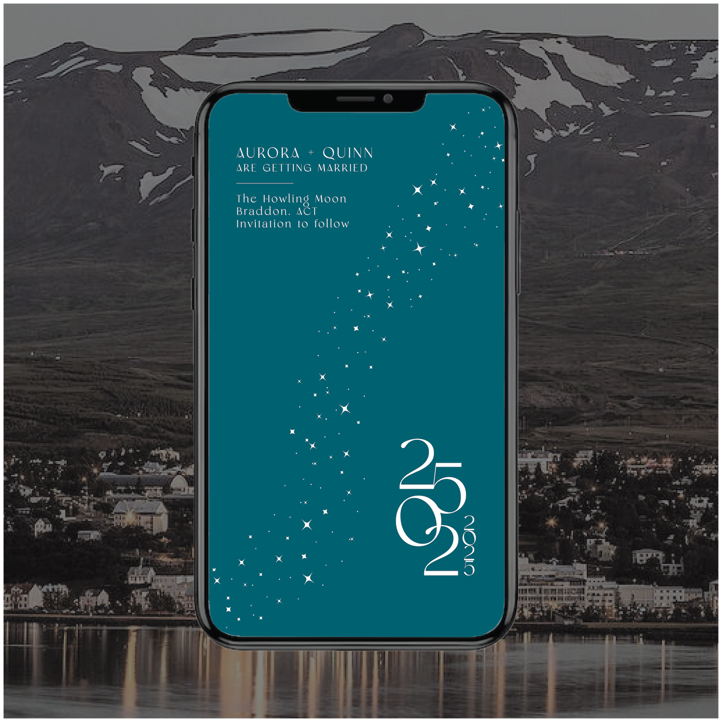 Akureyri Digital File Save The Date