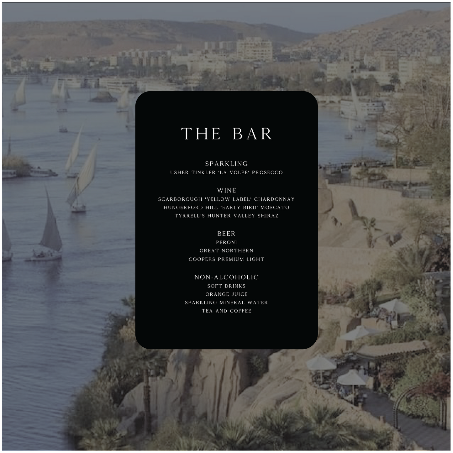 Aswan Bar Sign