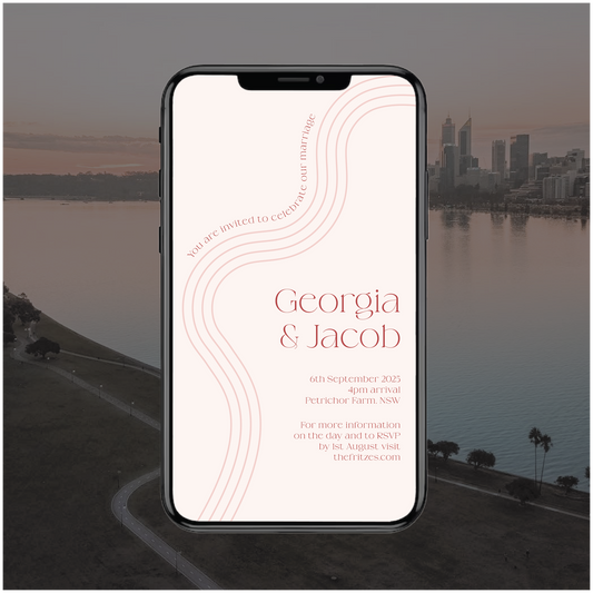 Perth Digital File Invitation