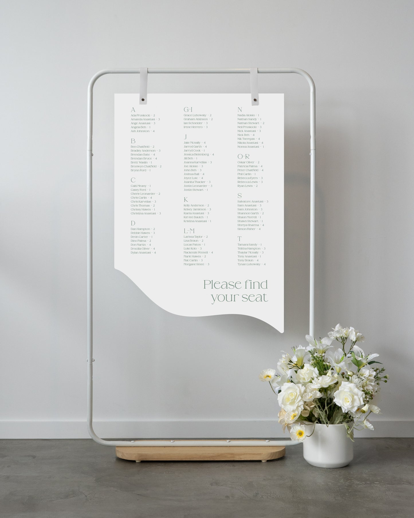 Gold Coast Seating Chart