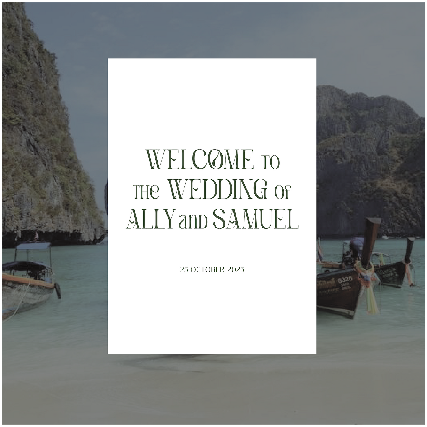 Bangkok Welcome Sign