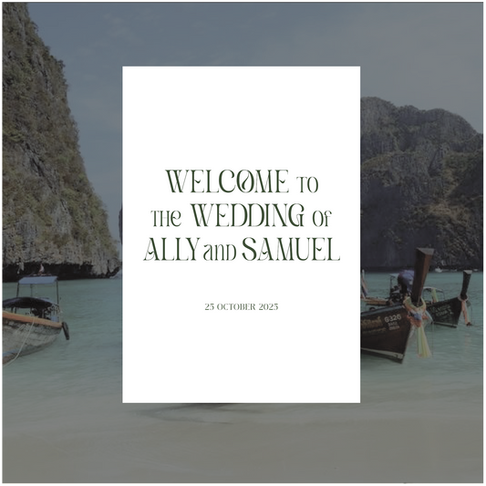 Bangkok Welcome Sign