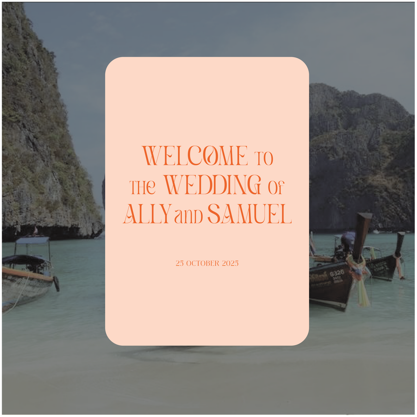 Bangkok Welcome Sign