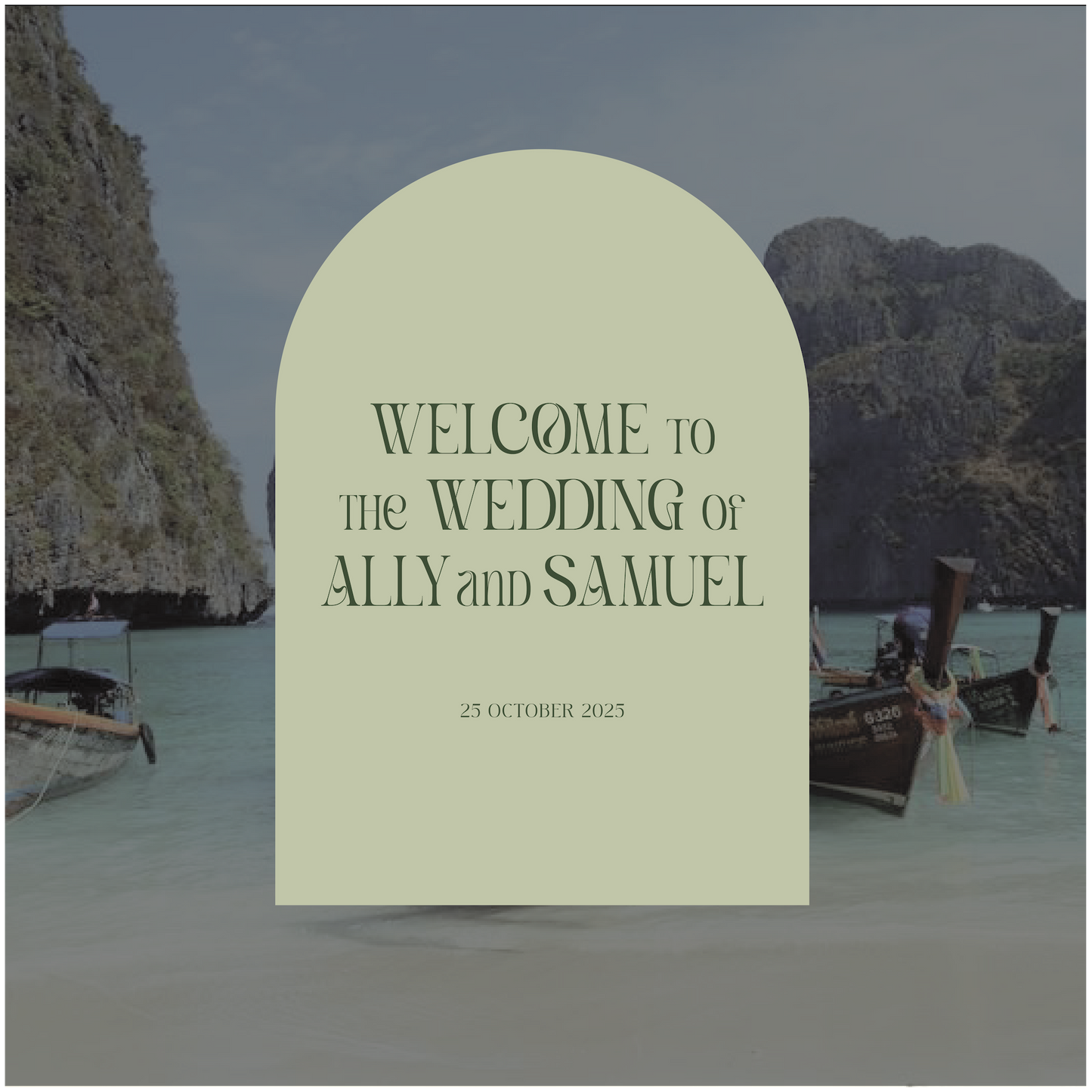 Bangkok Welcome Sign