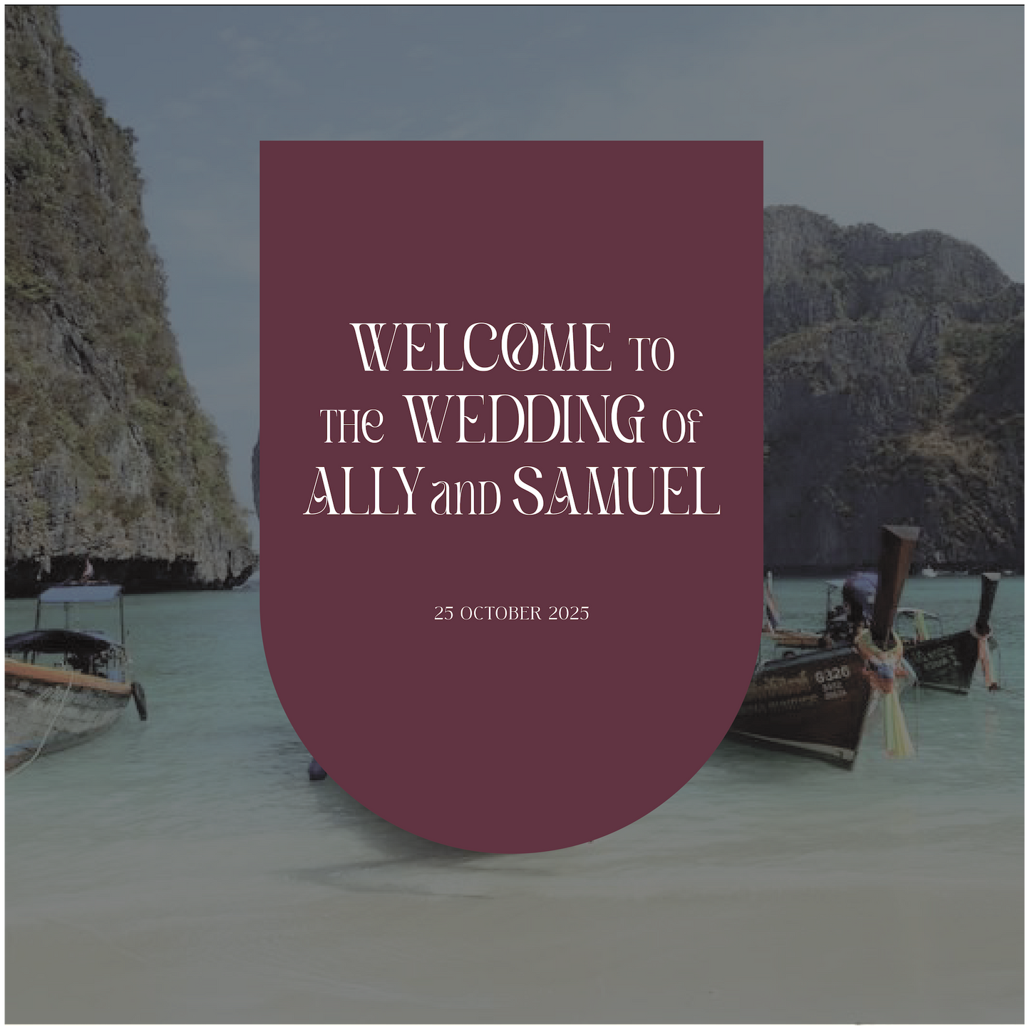 Bangkok Welcome Sign