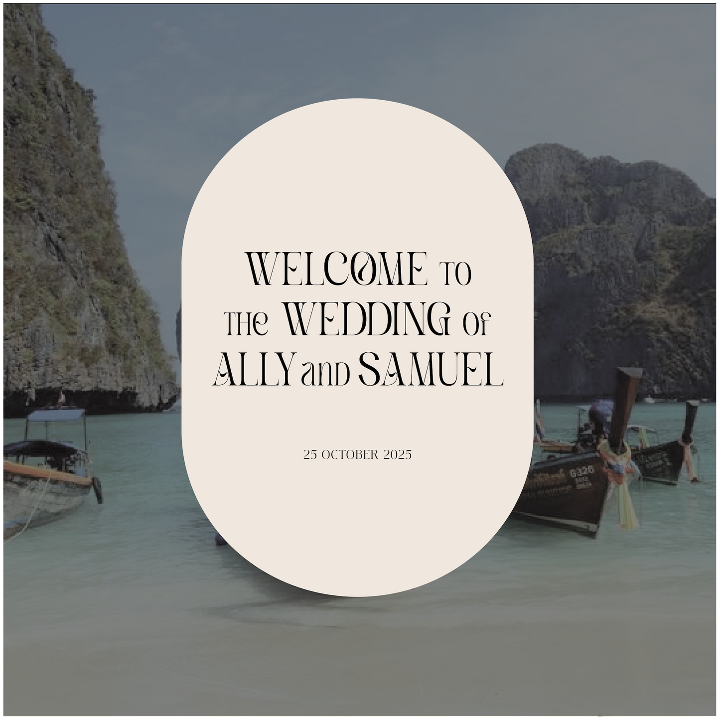 Bangkok Welcome Sign