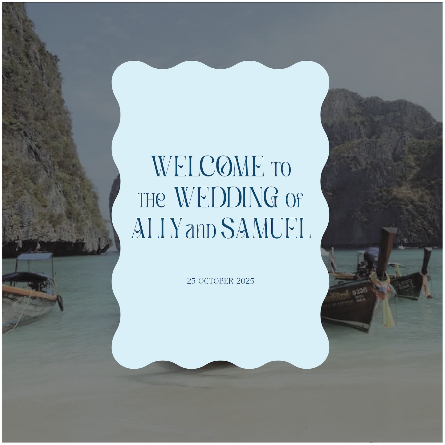 Bangkok Welcome Sign