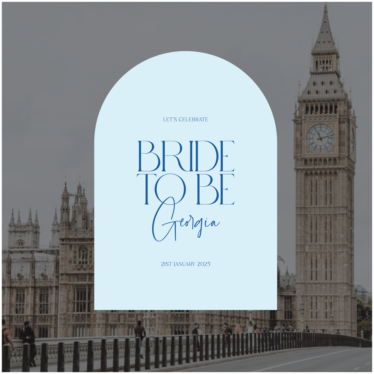 Big Ben Event Welcome Sign