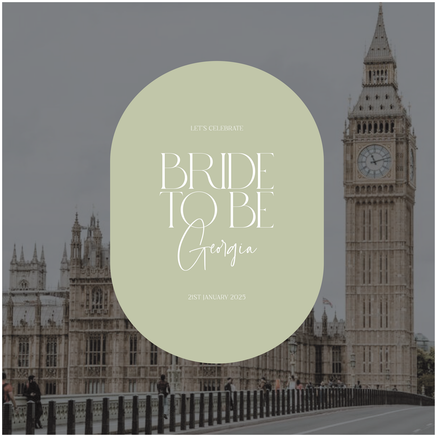 Big Ben Event Welcome Sign