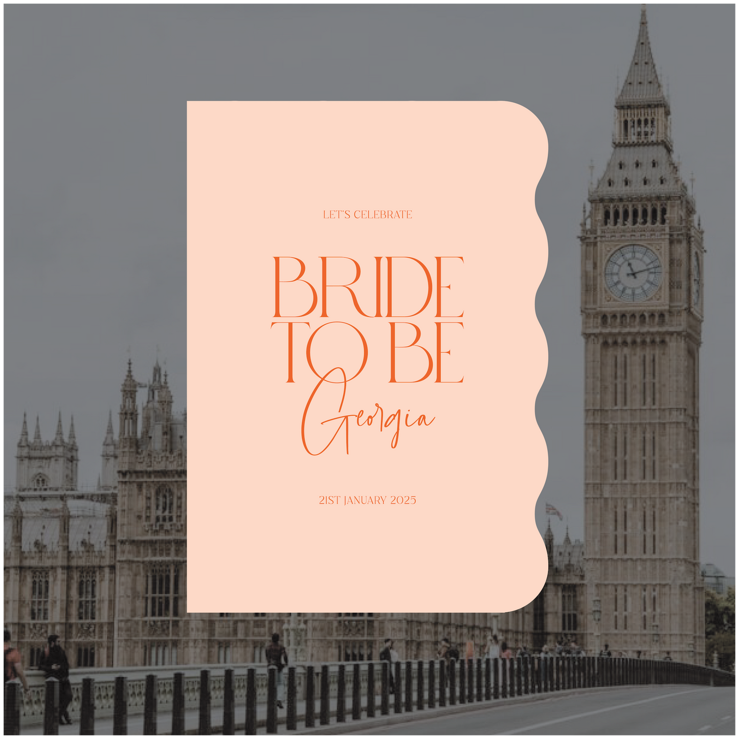 Big Ben Event Welcome Sign