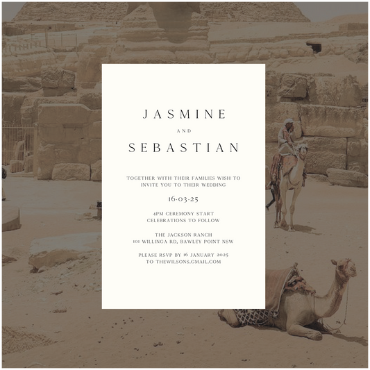 Cairo Single Invitation