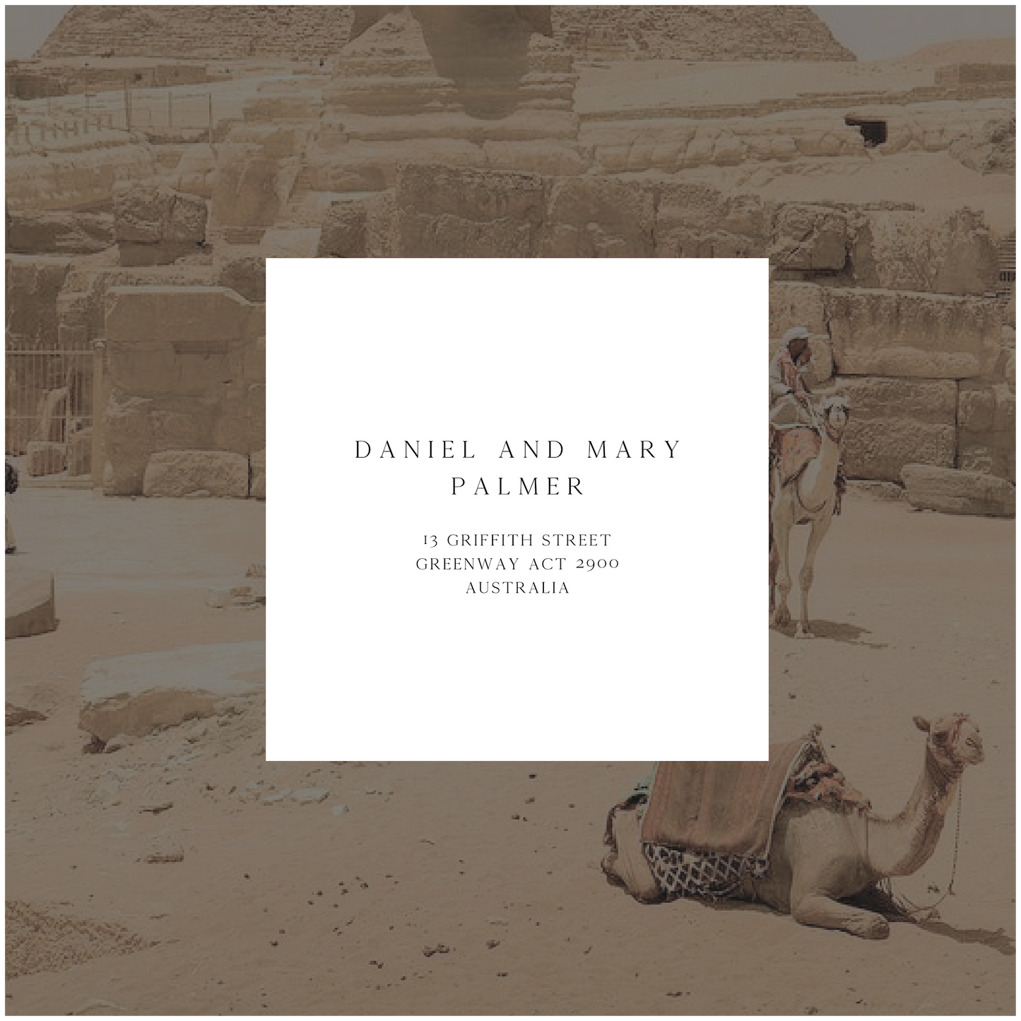 Cairo Single Invitation