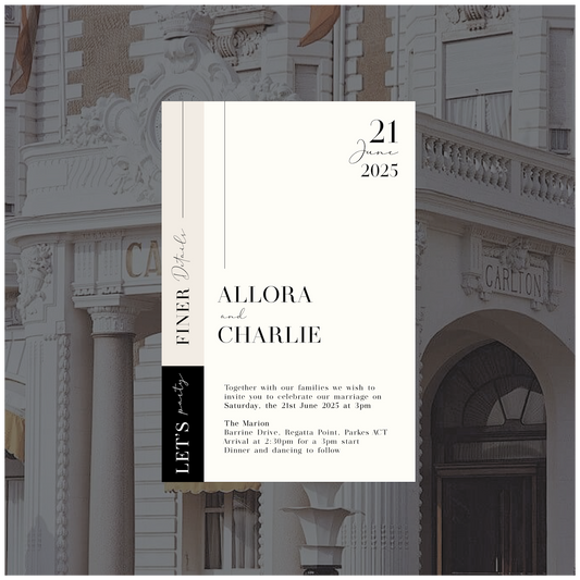 Cannes Stacked Invitation