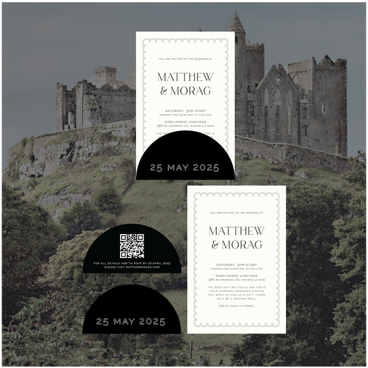 Cashel Stacked Invitation