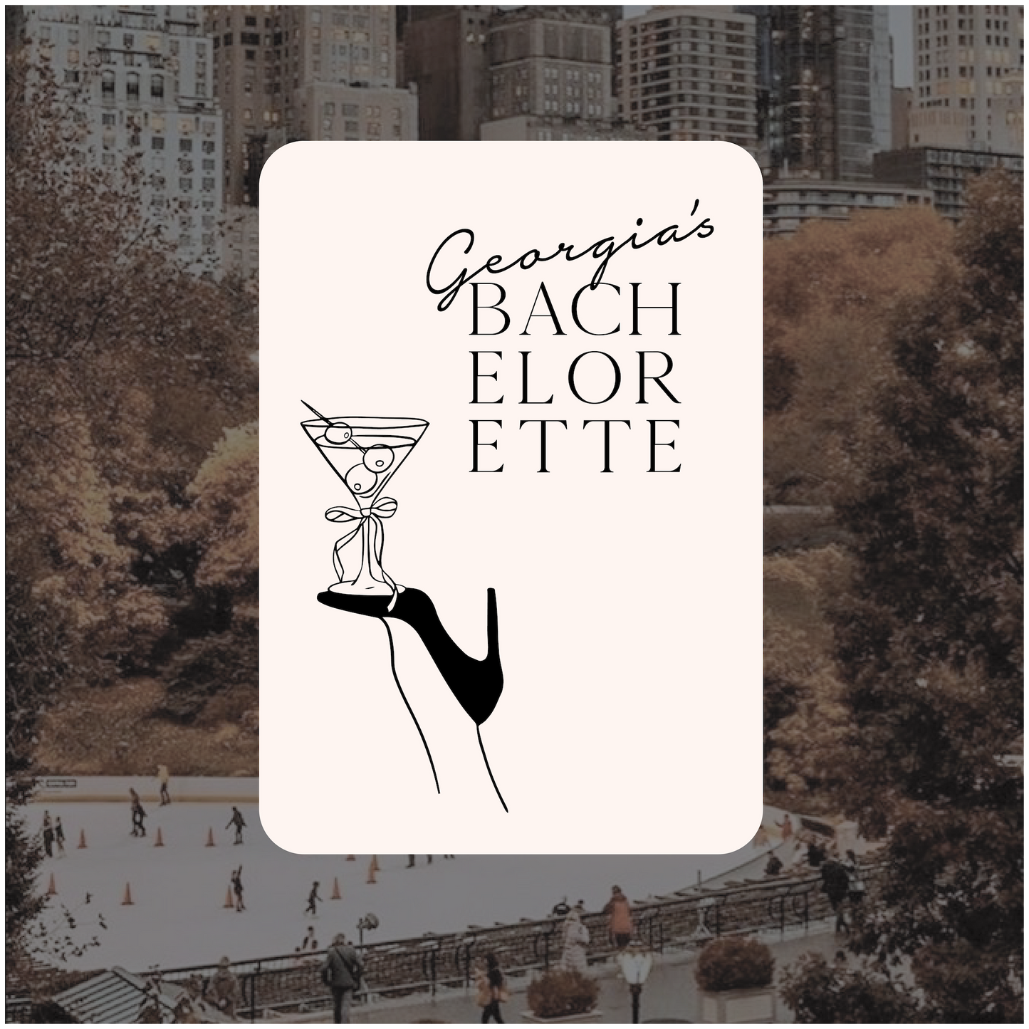 Central Park Event Welcome Sign