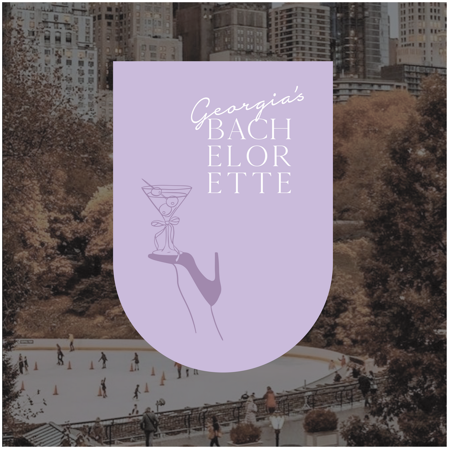 Central Park Event Welcome Sign