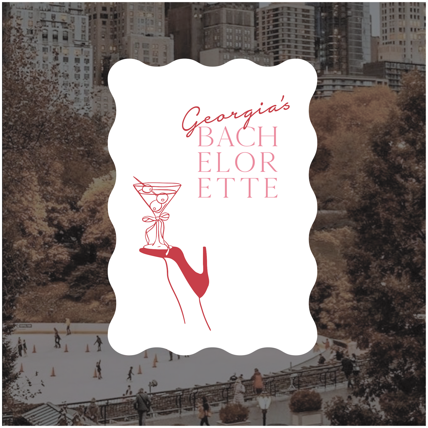 Central Park Event Welcome Sign