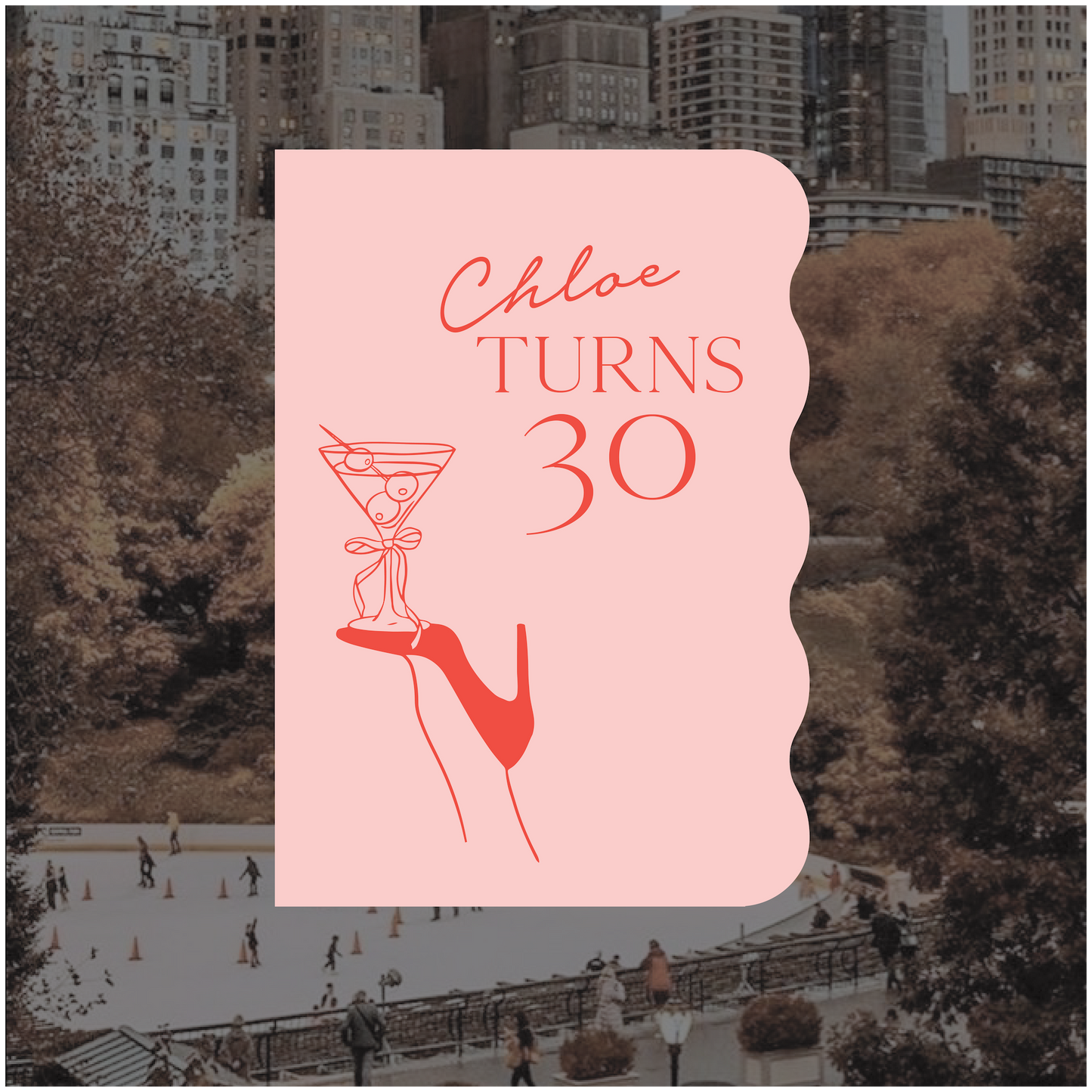 Central Park Event Welcome Sign