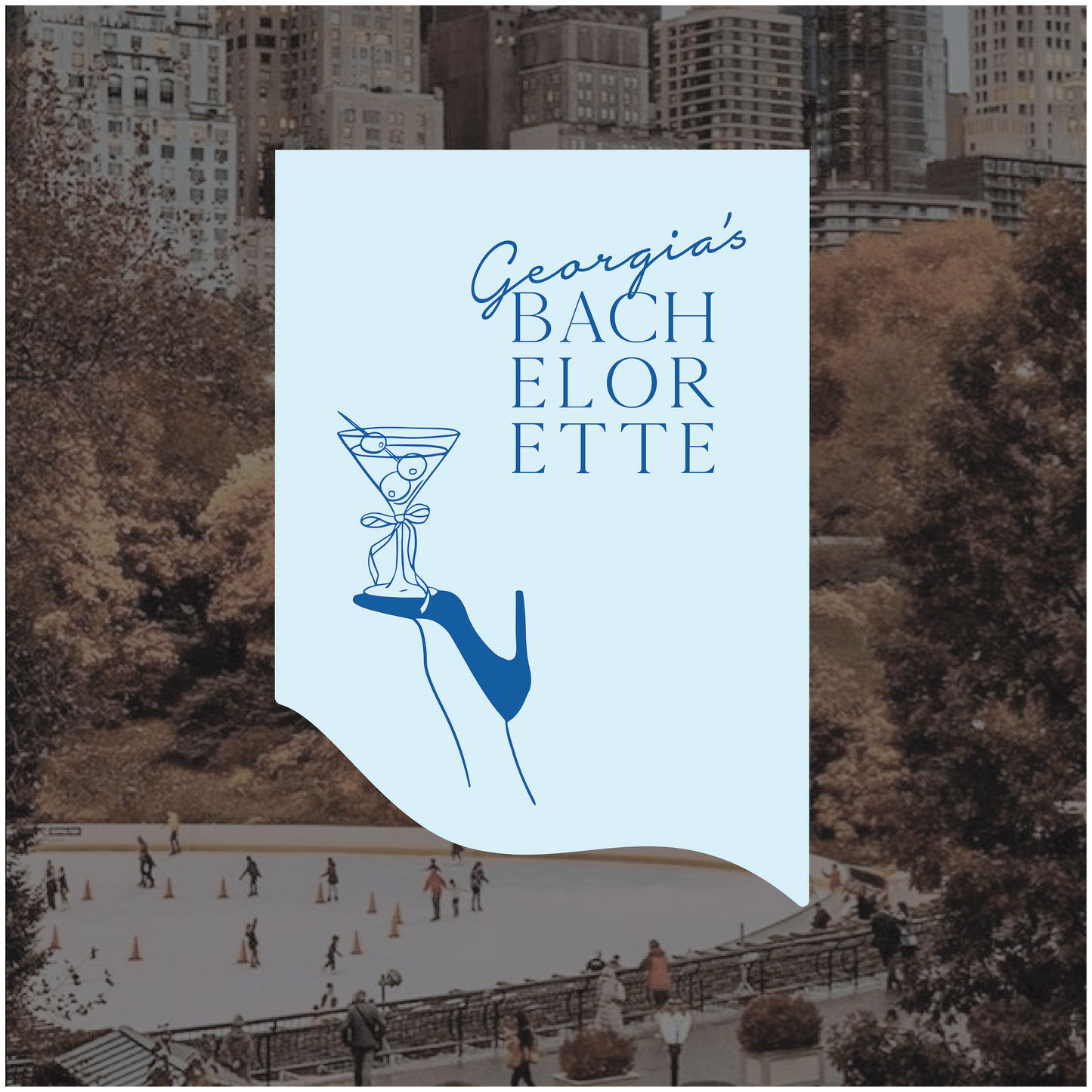 Central Park Event Welcome Sign