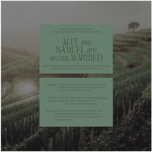 Chiang Mai Single Invitation