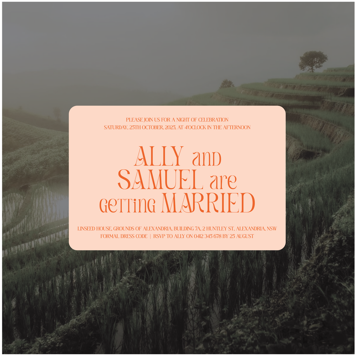 Chiang Mai Single Invitation