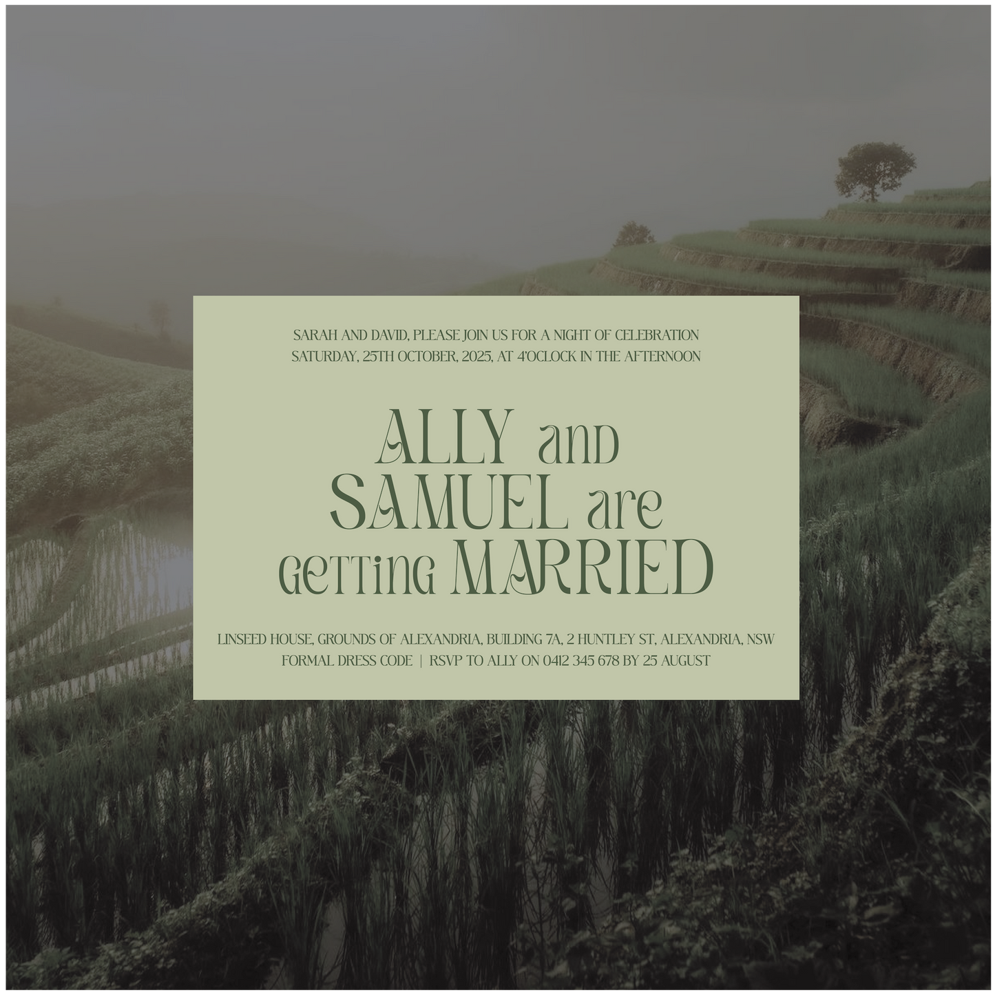 Chiang Mai Single Invitation