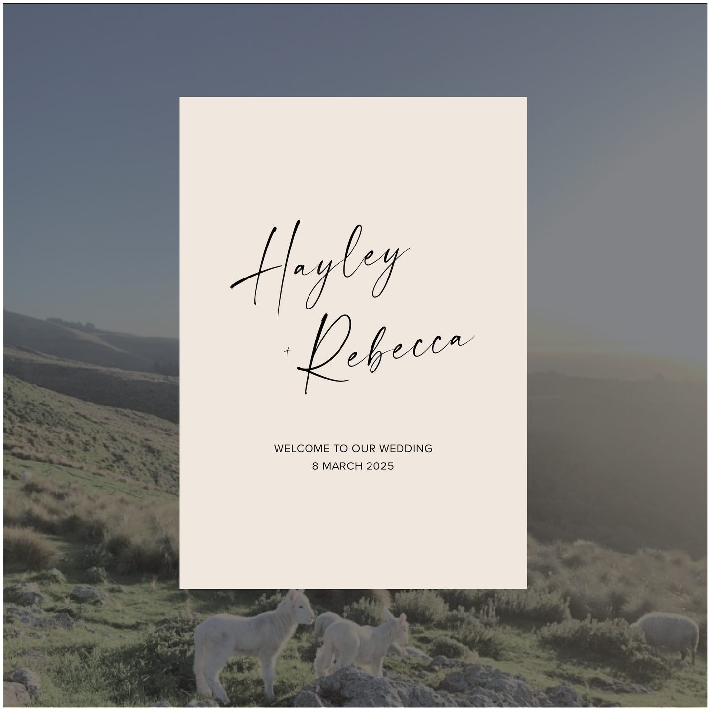 Christchurch Welcome Sign