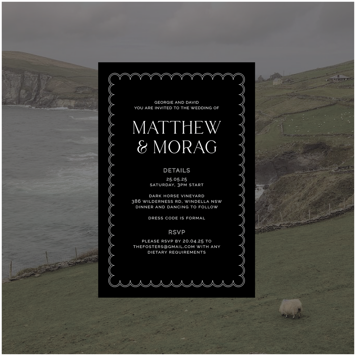 Dingle Single Invitation