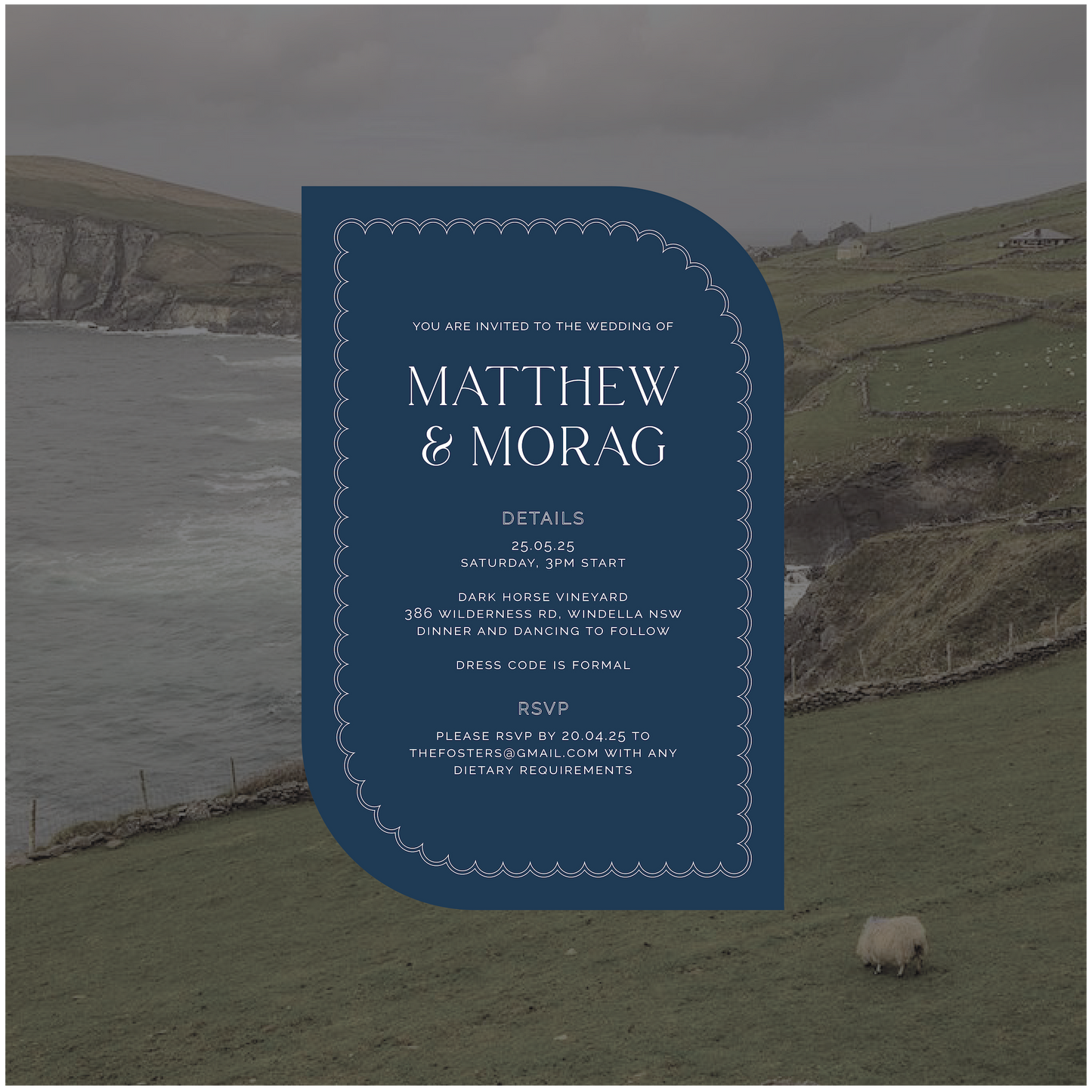 Dingle Single Invitation