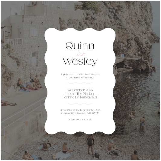 Dubrovnik Single Invitation