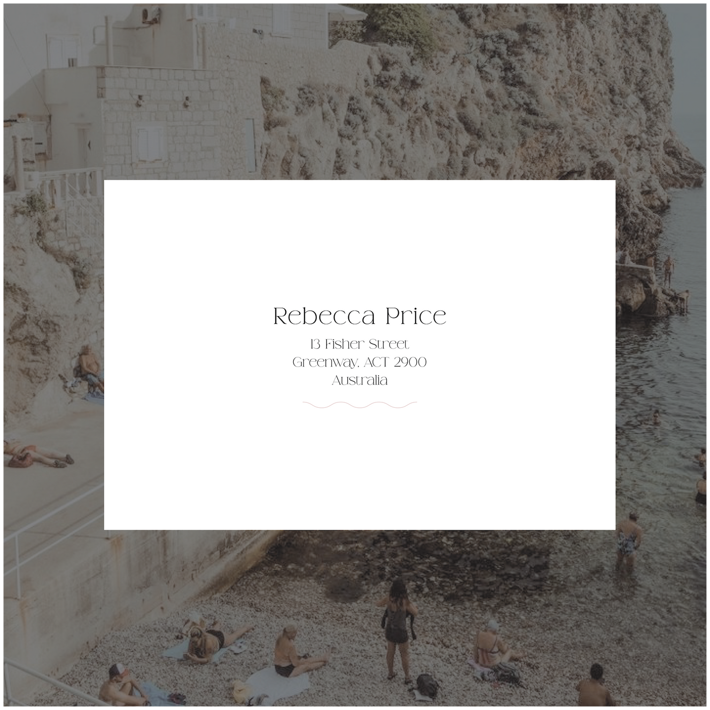 Dubrovnik Single Invitation