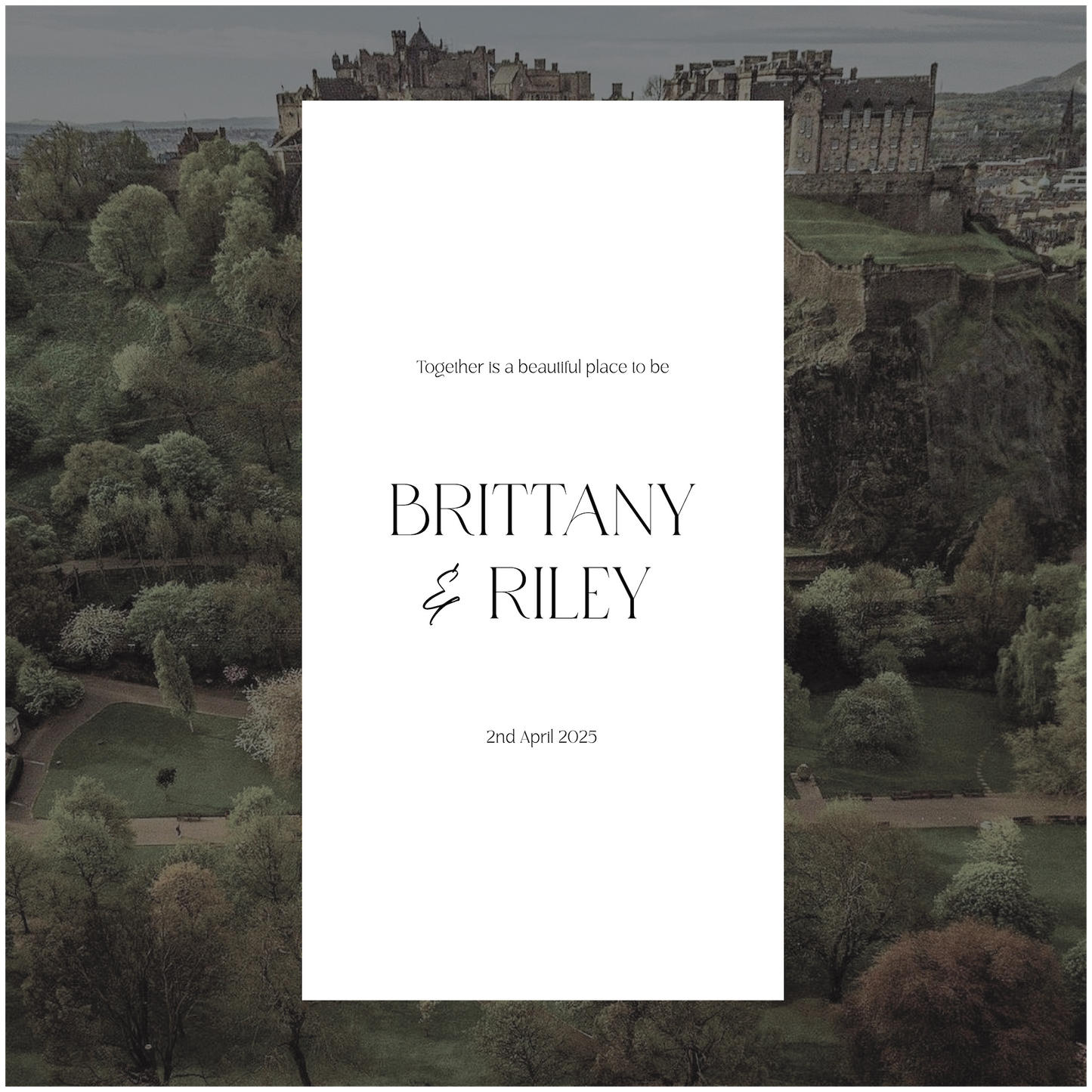 Edinburgh Linen Sign