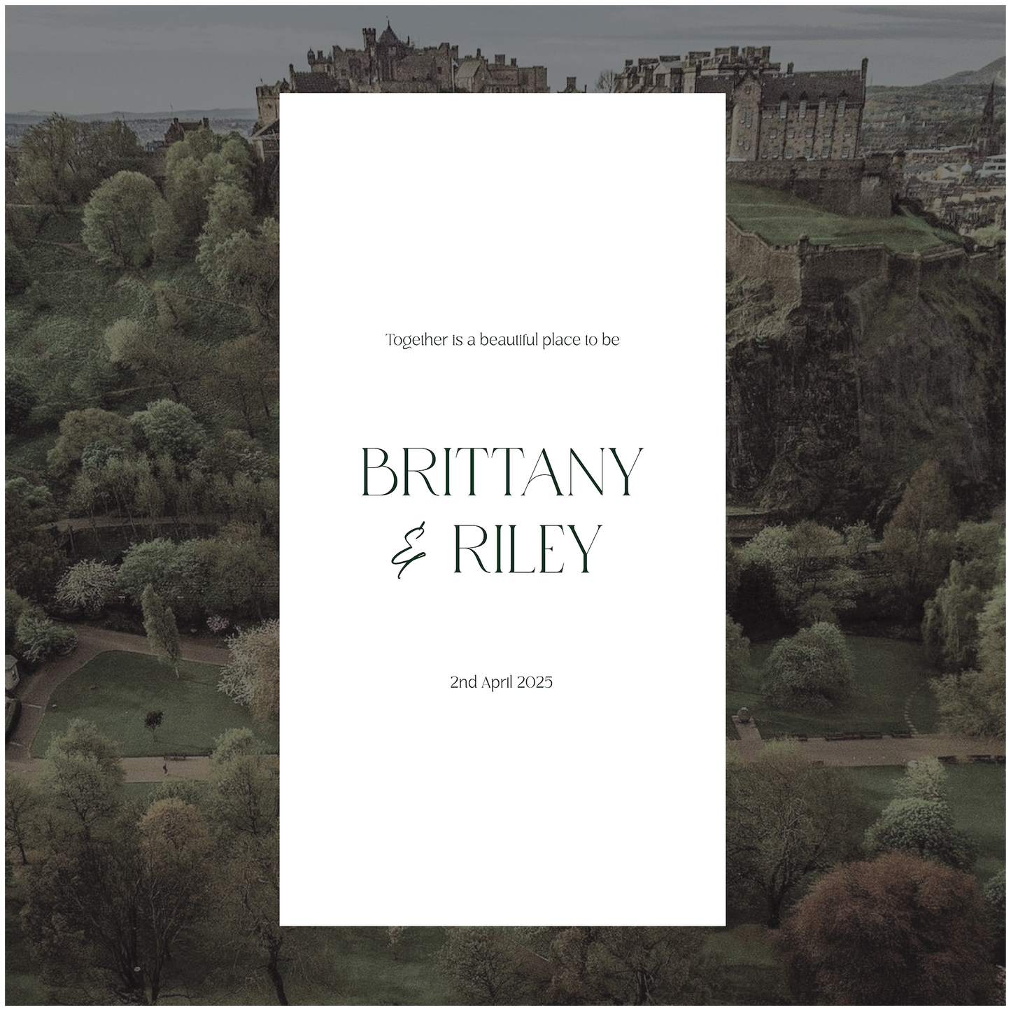 Edinburgh Linen Sign