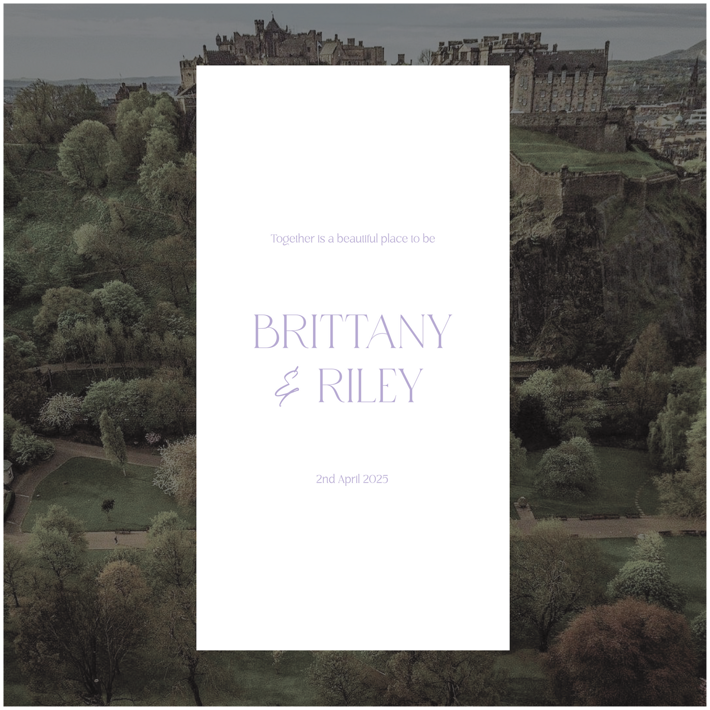 Edinburgh Linen Sign