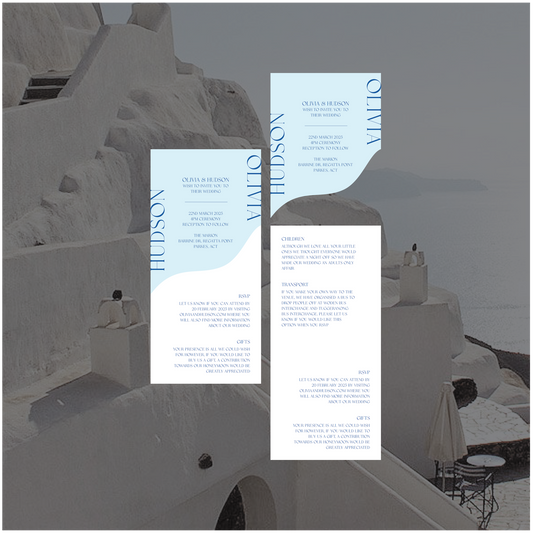 Fira Stacked Invitation