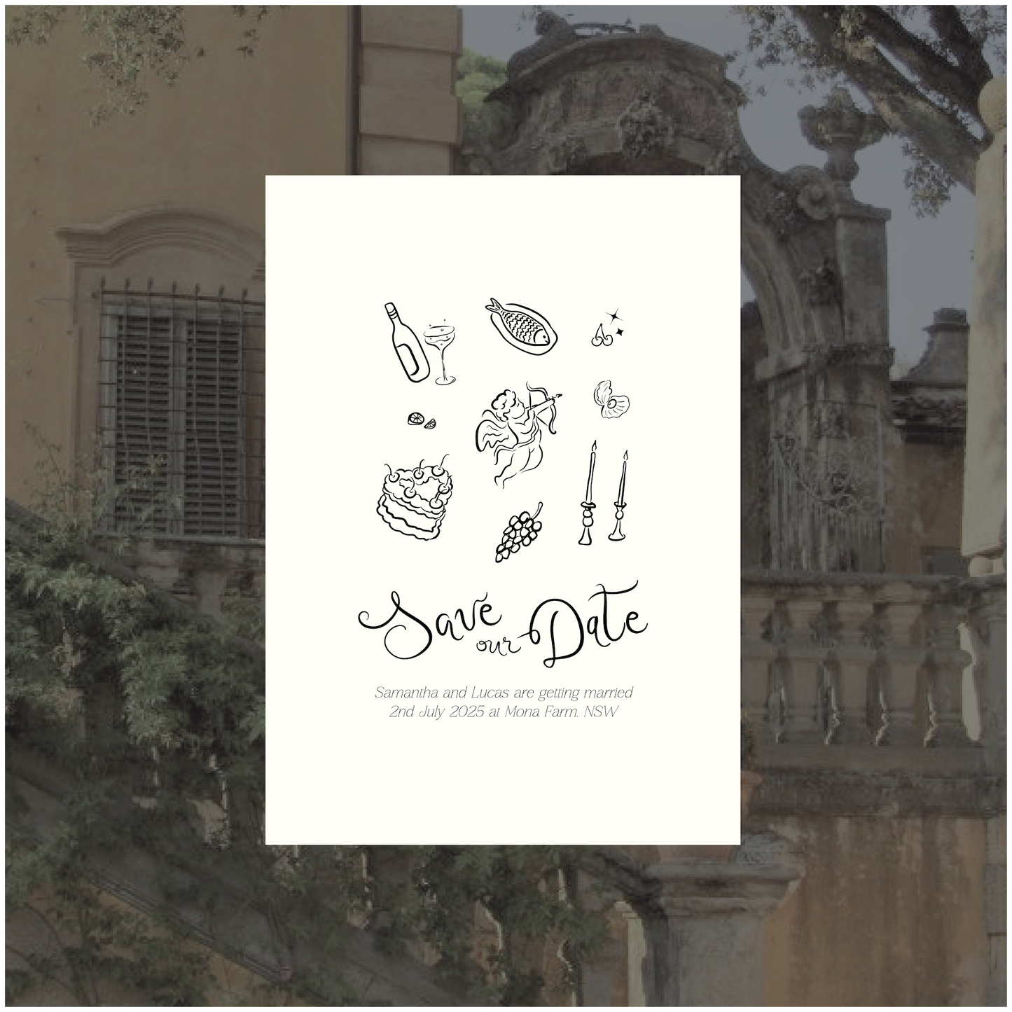 Florence Save The Date