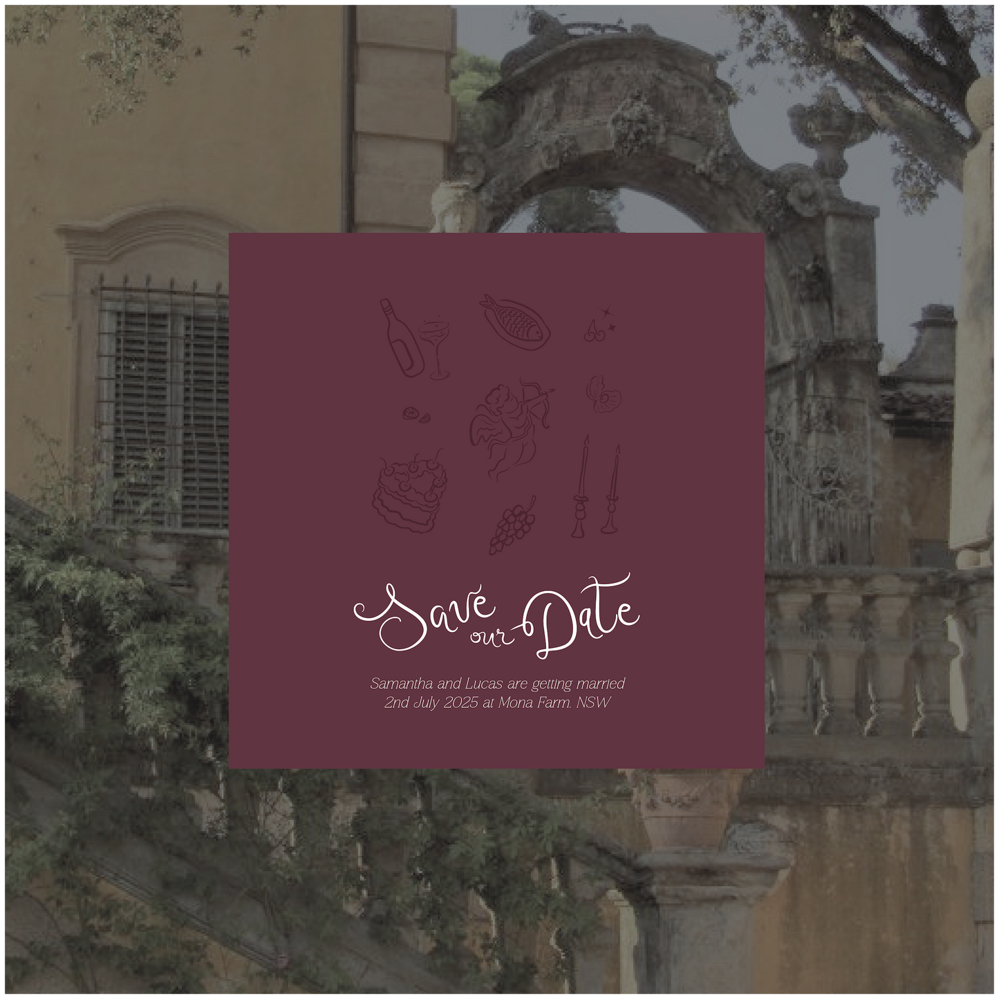 Florence Save The Date