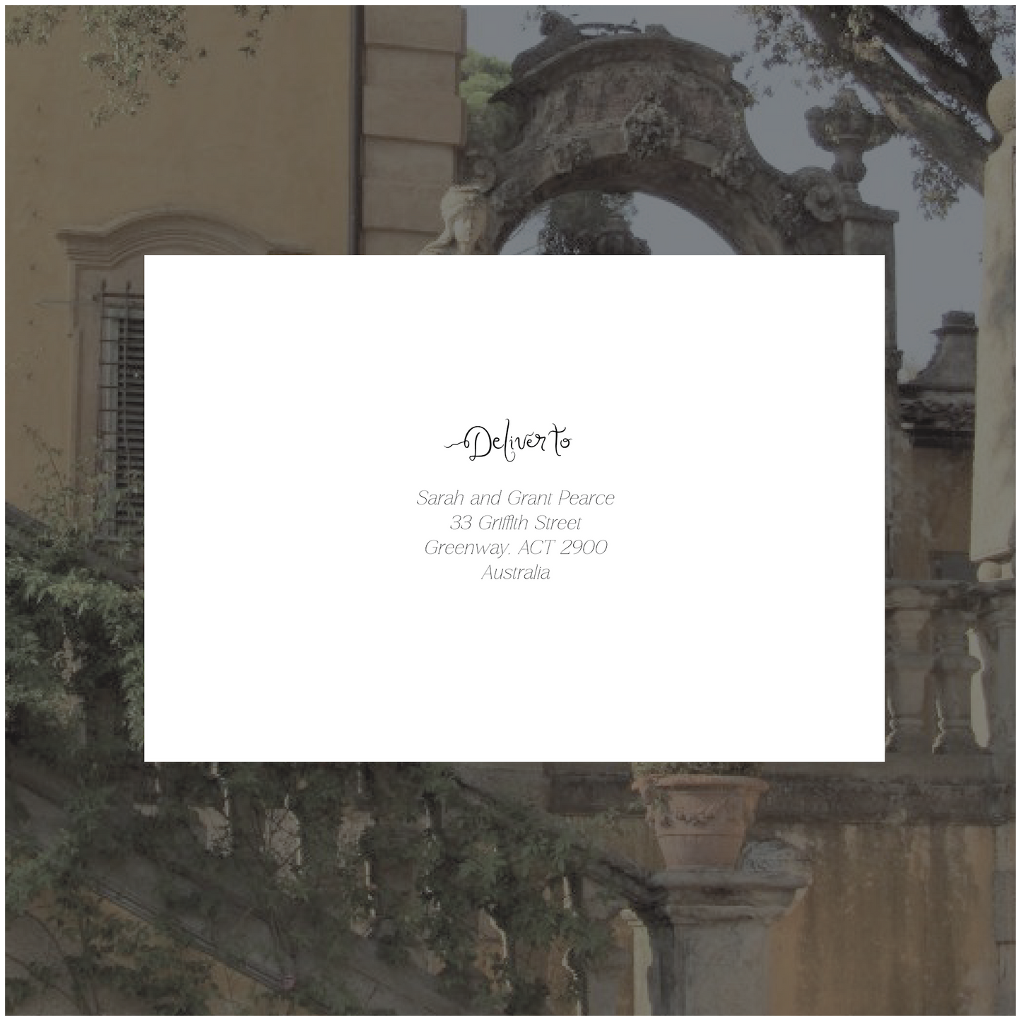 Florence Save The Date