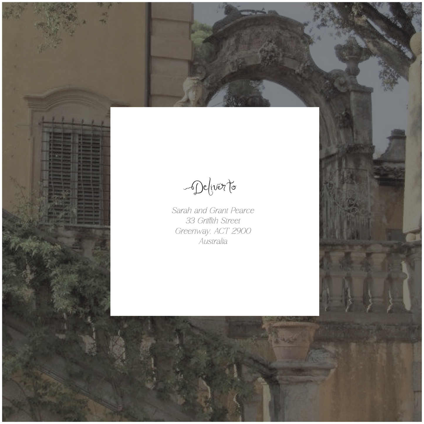 Florence Save The Date