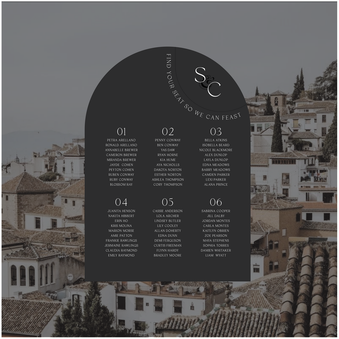 Granada Seating Chart